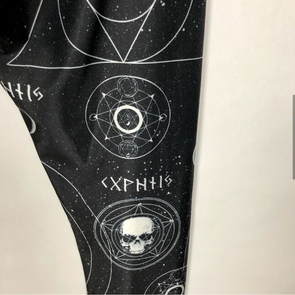 Spin Doctor Odessa Nights mystical celestial leggings - size Large - Picture 7 of 12